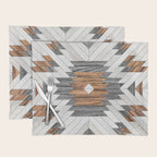 Urban Tribal Pattern No.8 - Aztec - Wood Placemat Gallery Image 1