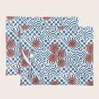 Tomatoes Checkered Grid Placemat Gallery Image 1