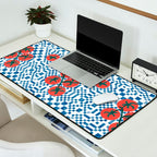 Tomatoes Checkered Grid Desk Mat Gallery Image 2