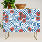 Tomatoes Checkered Grid Credenza Gallery Image 1