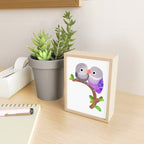 Lovebird - dark Mini Art Print Gallery Image 2