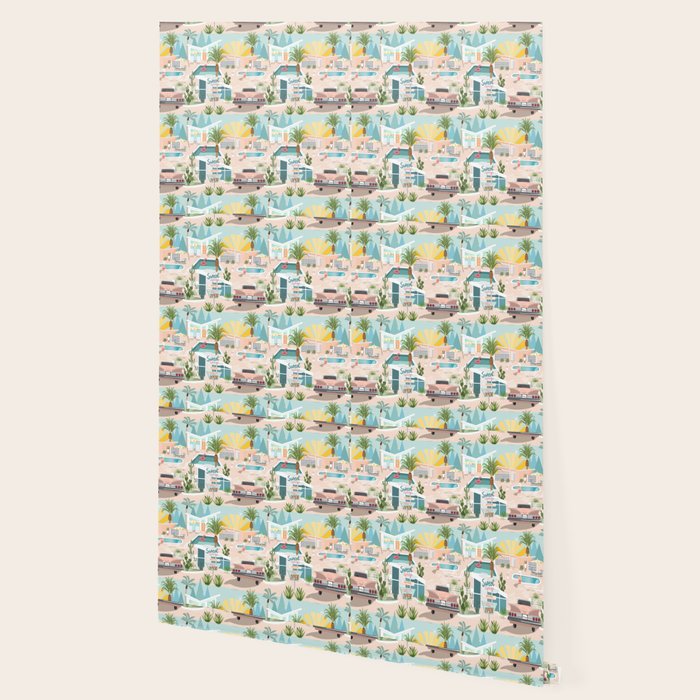 Retro Palm Springs III Wallpaper Gallery Image 2