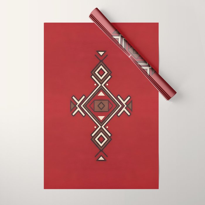 Ruby Solitude Heart of the High Desert Wrapping Paper Gallery Image 1