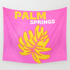 Palm Springs: Vintage Travel Colour Series 06 Wall Tapestry Gallery Image 4