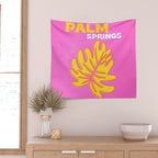 Palm Springs: Vintage Travel Colour Series 06 Wall Tapestry Gallery Image 2