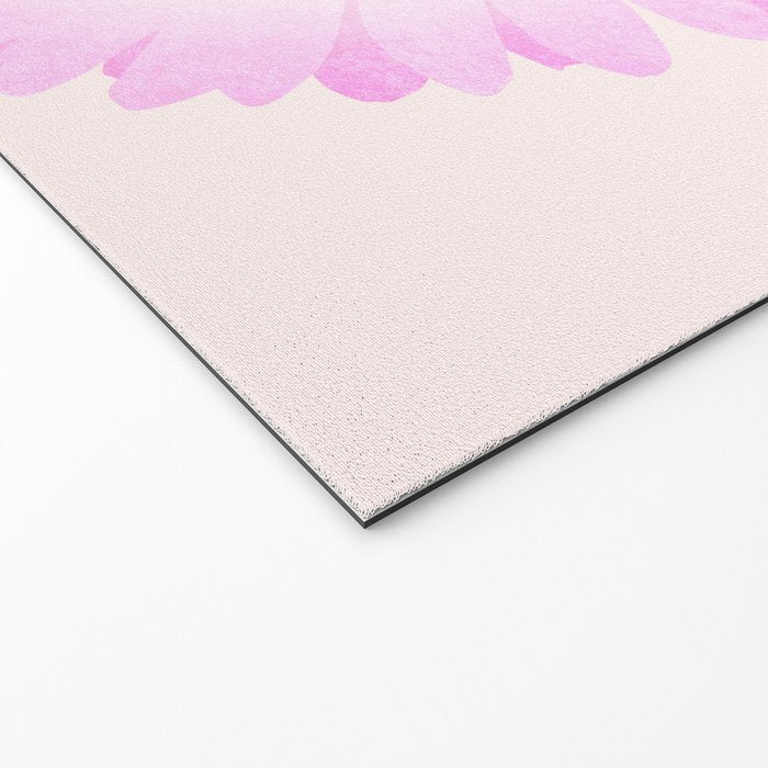 White and Pink Daisy Welcome Mat Gallery Image 2