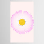 White and Pink Daisy Tablecloth Gallery Image 2