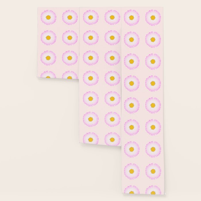 White and Pink Daisy Wallpaper Gallery Image 3