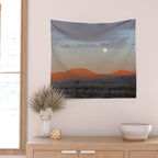 Sierra Valley Moonrise Wall Tapestry Gallery Image 2