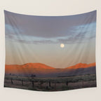Sierra Valley Moonrise Wall Tapestry Gallery Image 4