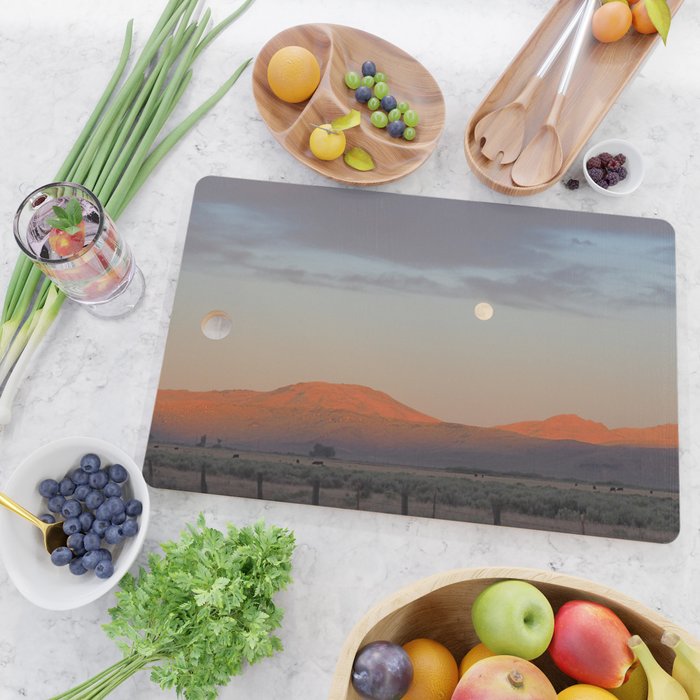 Sierra Valley Moonrise Cutting Board Gallery Image 2
