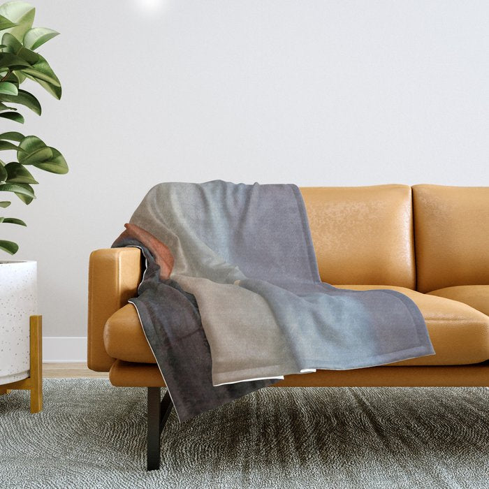 Sierra Valley Moonrise Throw Blanket Gallery Image 1