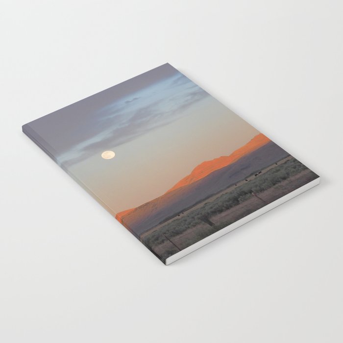 Sierra Valley Moonrise Notebook Gallery Image 2