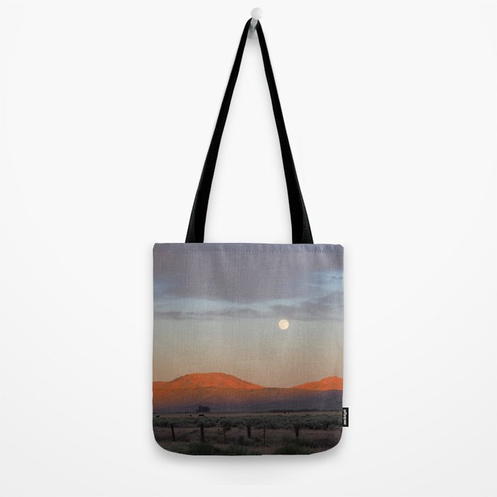 Sierra Valley Moonrise Tote Bag Gallery Image 2