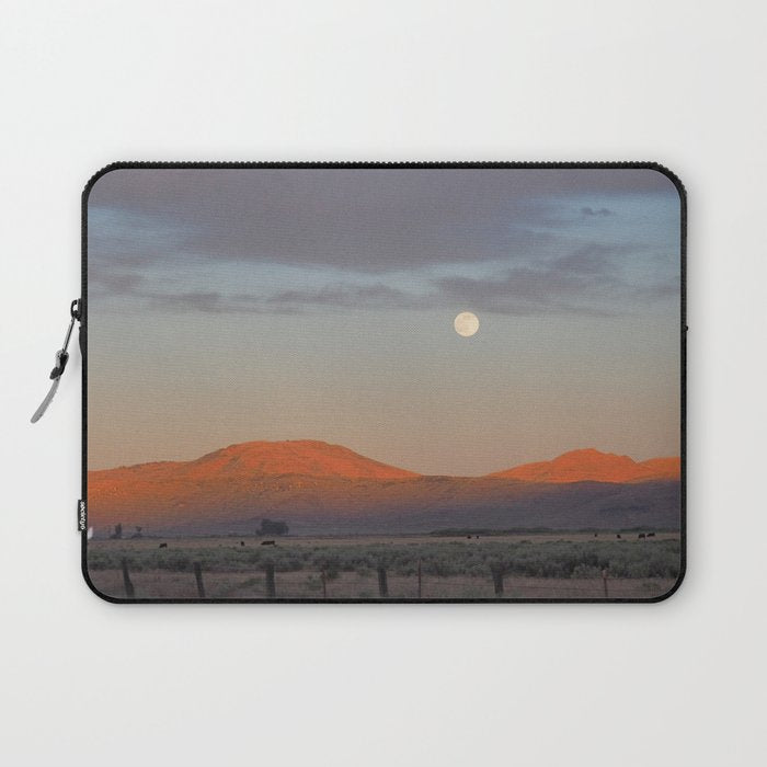 Sierra Valley Moonrise Laptop Sleeve Gallery Image 1