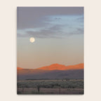 Sierra Valley Moonrise Notebook Gallery Image 4