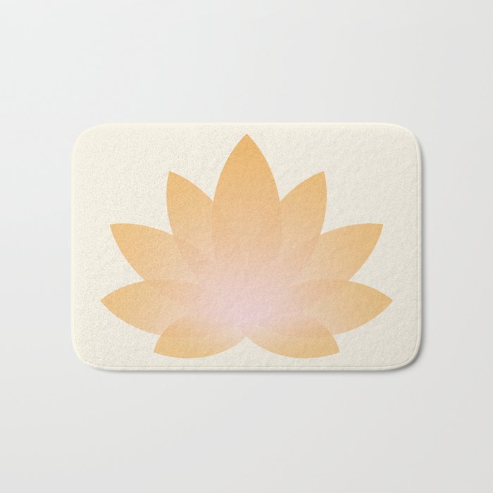 Lotus Flower Minimalism I Bath Mat Gallery Image 1