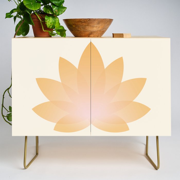 Lotus Flower Minimalism I Credenza Gallery Image 1