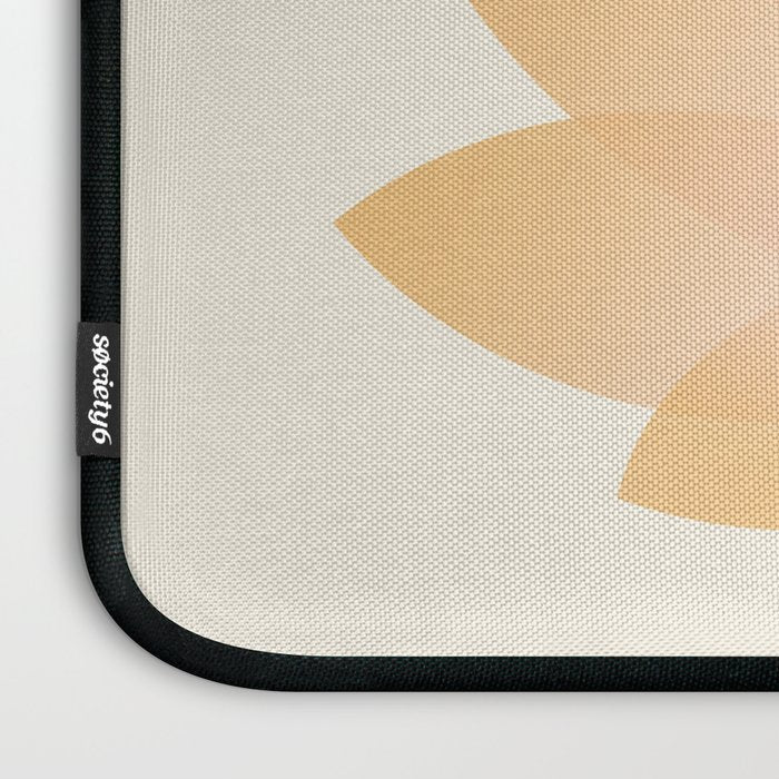 Lotus Flower Minimalism I Laptop Sleeve Gallery Image 3