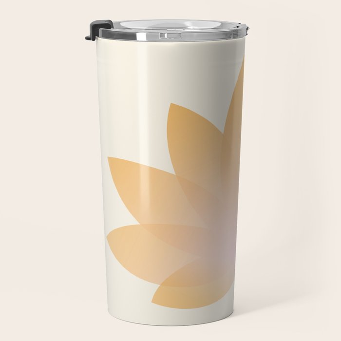 Lotus Flower Minimalism I Travel Mug Gallery Image 3