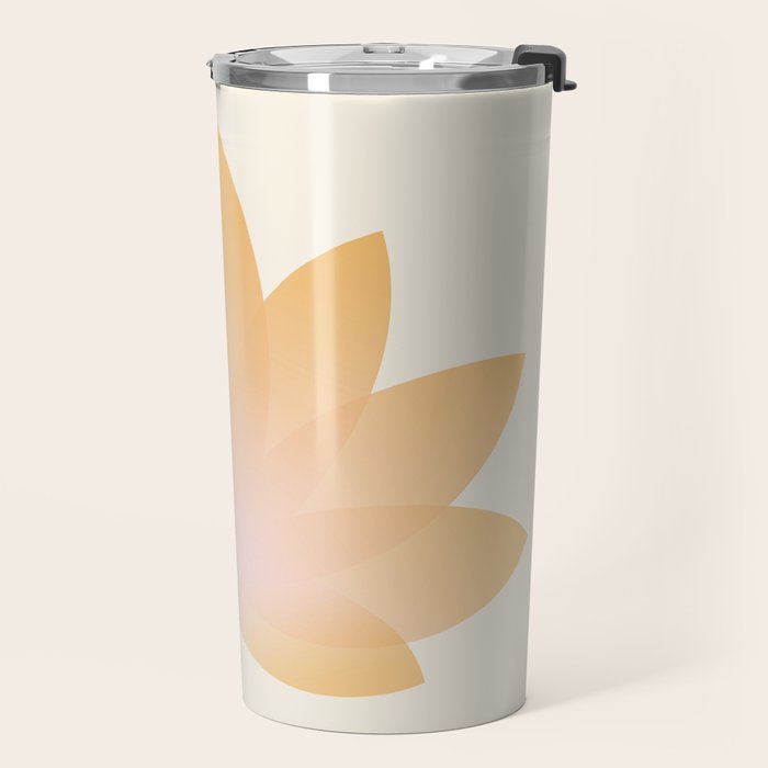 Lotus Flower Minimalism I Travel Mug Gallery Image 2