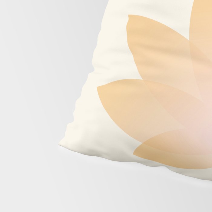 Lotus Flower Minimalism I Pillow Sham Gallery Image 4