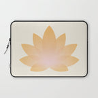 Lotus Flower Minimalism I Laptop Sleeve Gallery Image 1