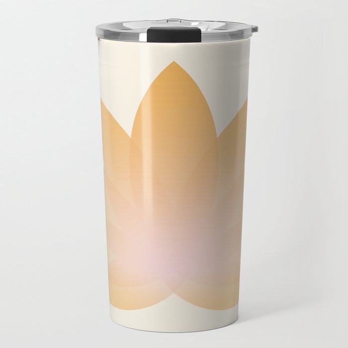Lotus Flower Minimalism I Travel Mug Gallery Image 1