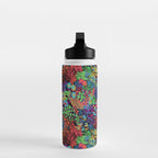Vintage Floral Neon Water Bottle Gallery Image 3