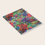 Vintage Floral Neon Notebook Gallery Image 2