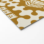FOLKFLOWER MARIGOLD Welcome Mat Gallery Image 2