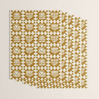 FOLKFLOWER MARIGOLD Wrapping Paper Gallery Image 3