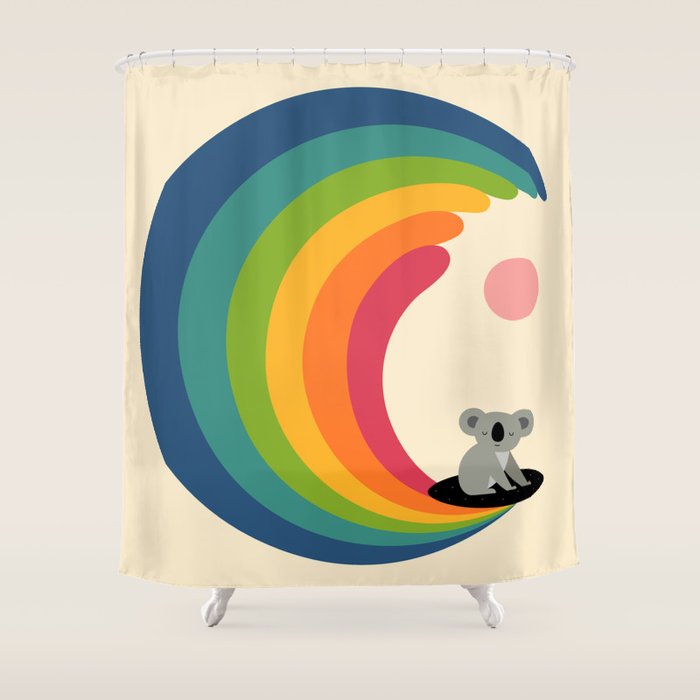 Dream Surfer Shower Curtain Gallery Image 1