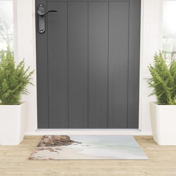 Malibu California Beach Welcome Mat Gallery Image 3