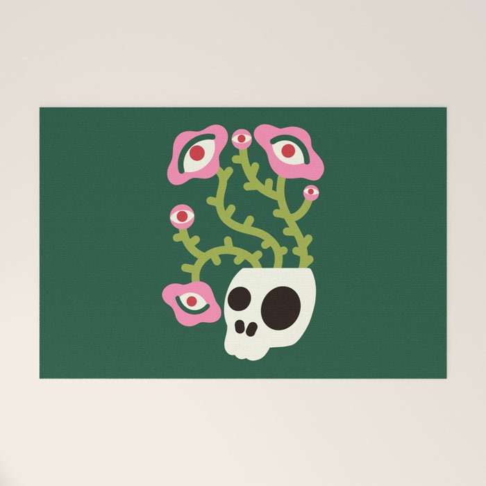 Spooky Flower Ideas Welcome Mat Gallery Image 1