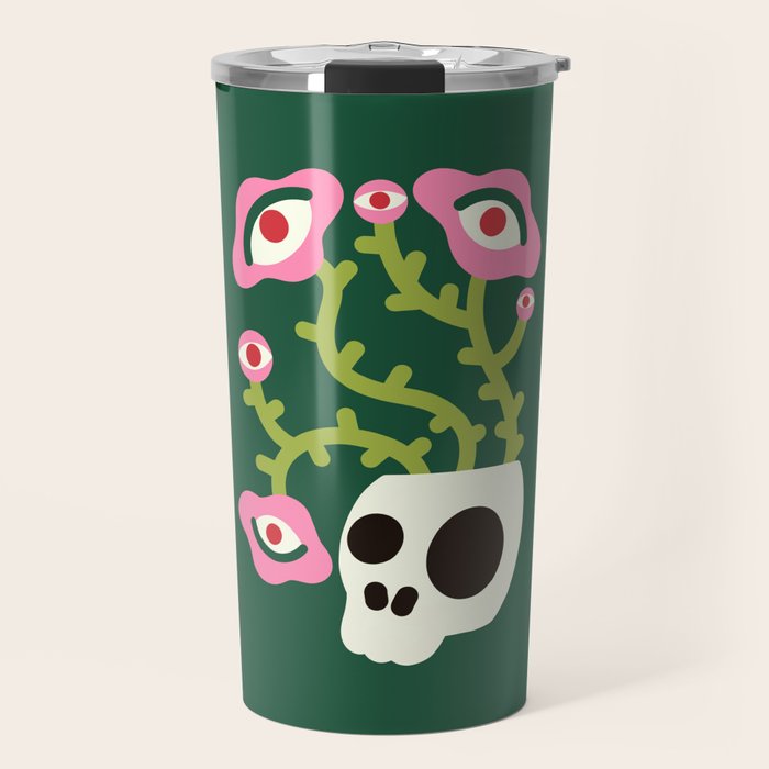 Spooky Flower Ideas Travel Mug Gallery Image 1