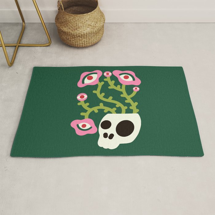 Spooky Flower Ideas Rug Gallery Image 1