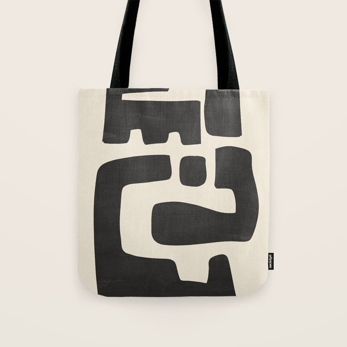 Modern Abstract Minimal Shapes 4 Tote Bag Gallery Image 1