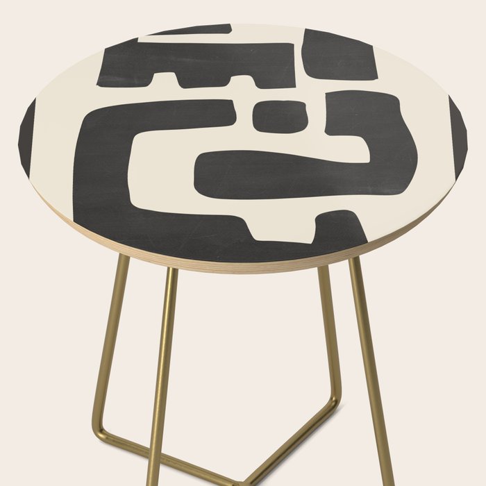 Modern Abstract Minimal Shapes 4 Side Table Gallery Image 2