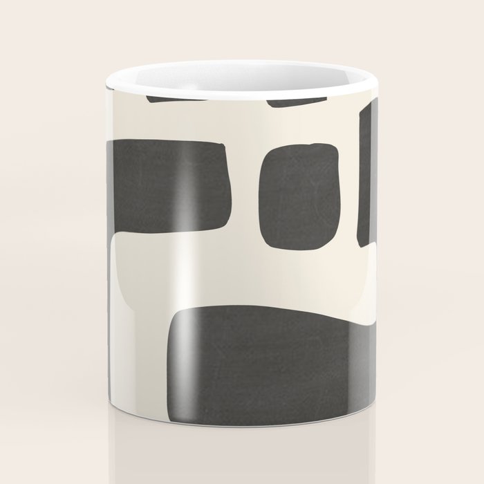 Modern Abstract Minimal Shapes 4 Coffee Mug Gallery Image 4