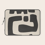 Modern Abstract Minimal Shapes 4 Laptop Sleeve Gallery Image 1
