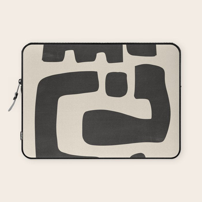 Modern Abstract Minimal Shapes 4 Laptop Sleeve Gallery Image 1