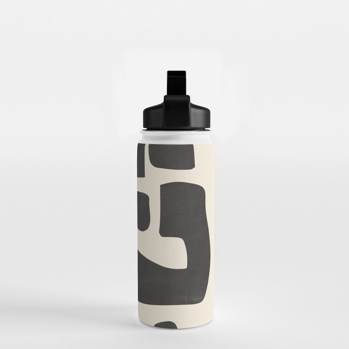 Modern Abstract Minimal Shapes 4 Water Bottle Gallery Image 2