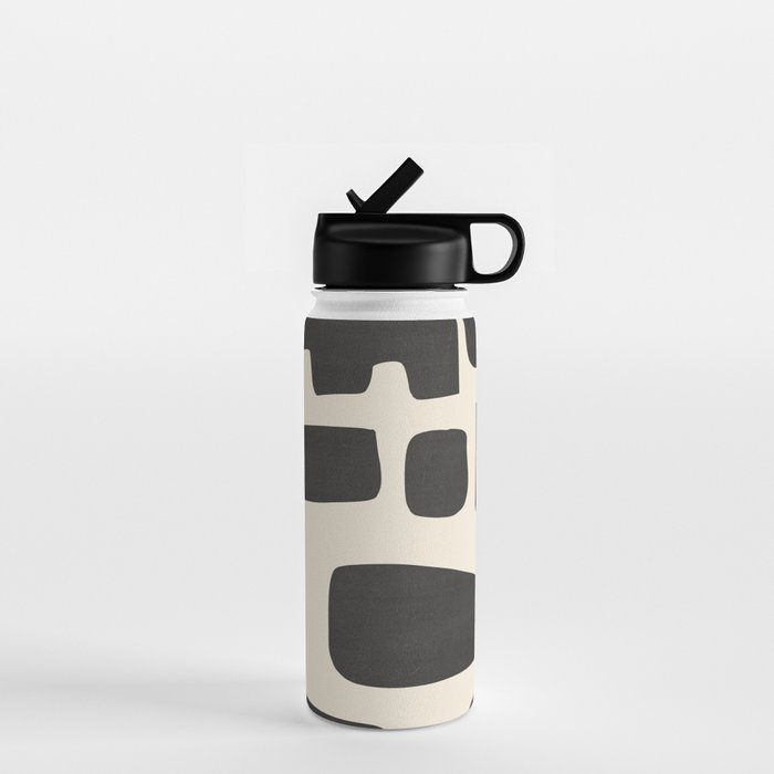 Modern Abstract Minimal Shapes 4 Water Bottle Gallery Image 1