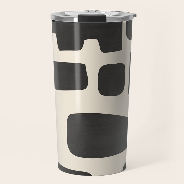Modern Abstract Minimal Shapes 4 Travel Mug Gallery Image 1