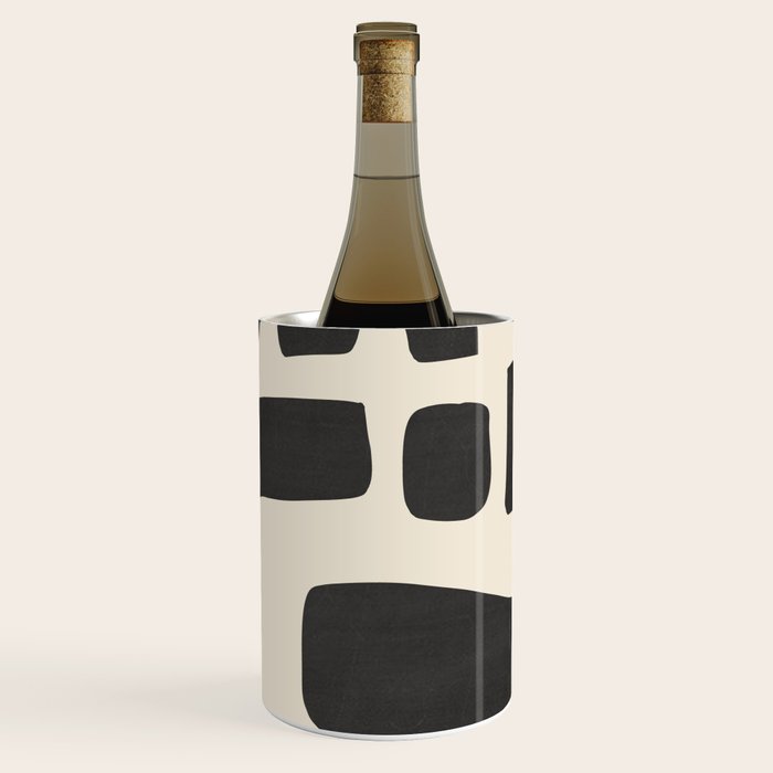 Modern Abstract Minimal Shapes 4 Wine Chiller Gallery Image 1