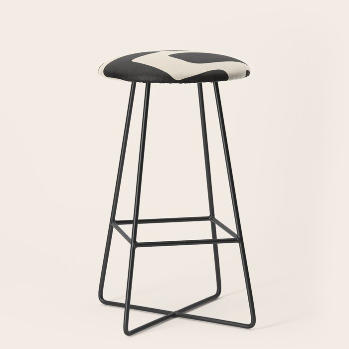 Modern Abstract Minimal Shapes 4 Stool Gallery Image 1