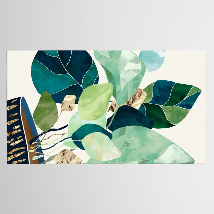 Indigo Plant II Tablecloth Gallery Image 2