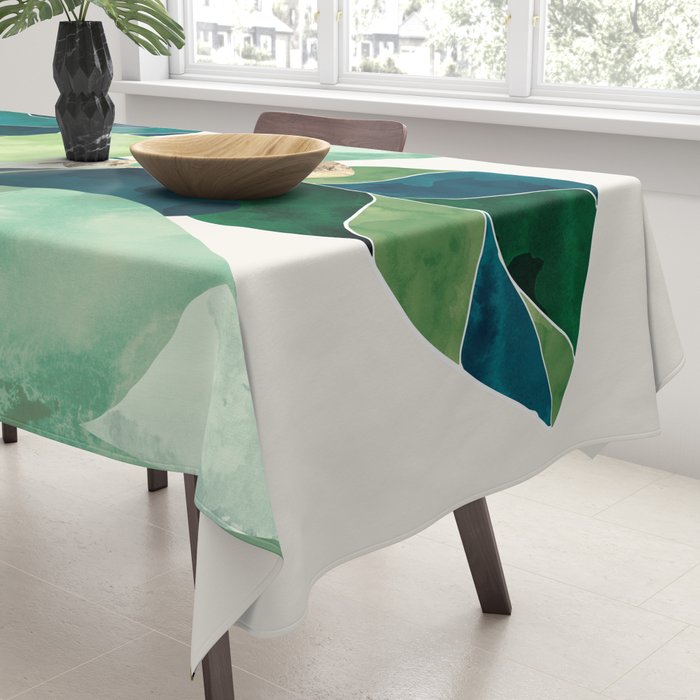 Indigo Plant II Tablecloth Gallery Image 3