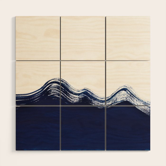 Waves of the Ocean Wood Wall Art Gallery Image 1